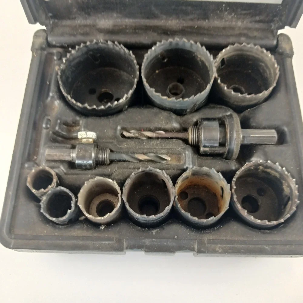 Sears Craftsman 13 Piece High Speed Hole Saw Kit #25763 In Case 93062